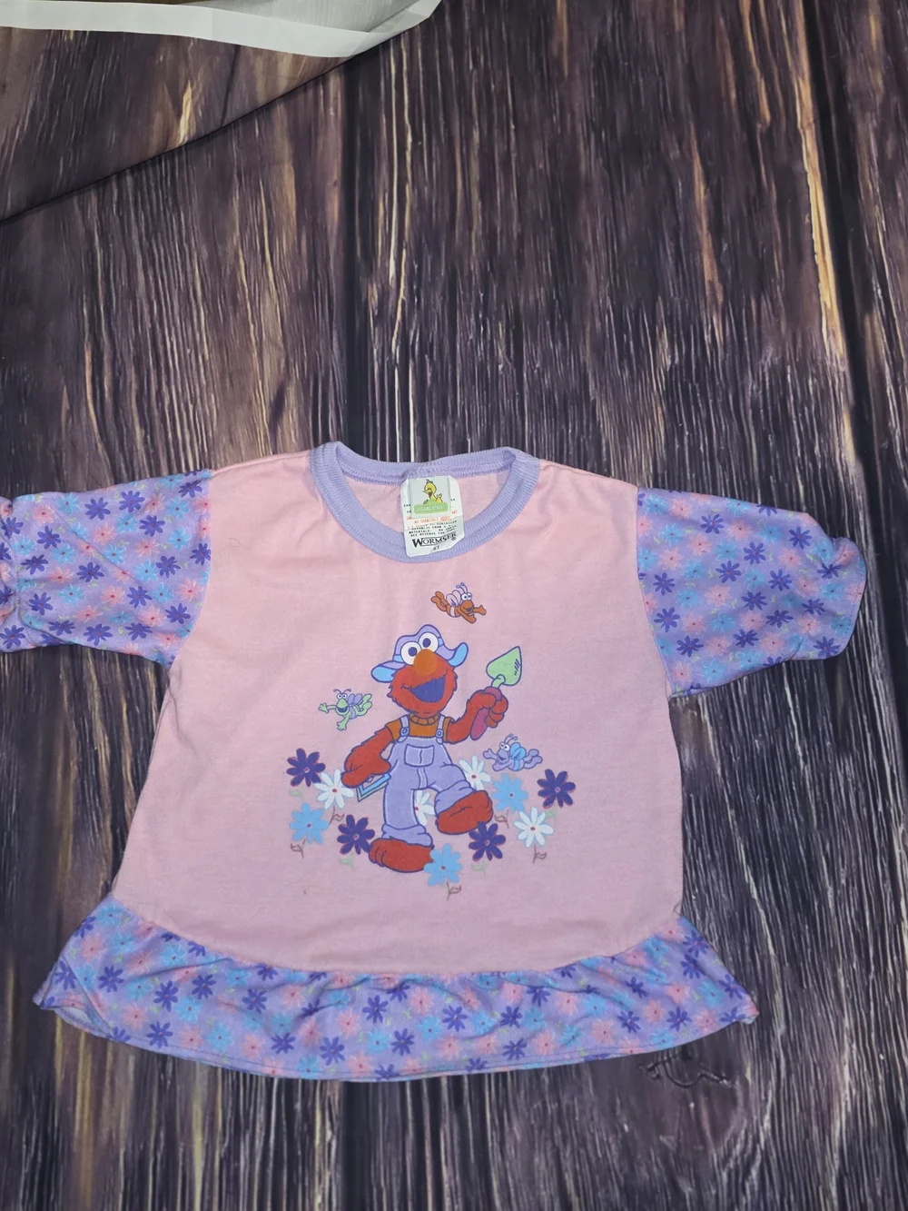 ViNtAGe, RaRE Sesame Street Pink & Purple Elmo Ruffle Pajama Set